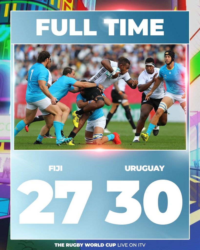 Uruguay VS Fiji RWC 2019