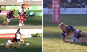 MIRAR: La estrella de los Brumbies, Corey Toole, muestra su RITMO en la victoria sobre los Highlanders