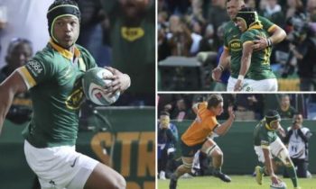 MIRAR: Kurt-Lee Arendse anota de 3 intentos, los Springboks salen del apuro